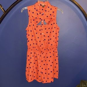 Fashion Web Polka Dot Romper